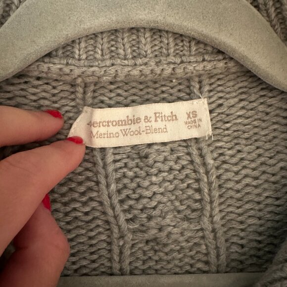 Merino wool zip sweater top Abercrombie - Picture 5 of 6